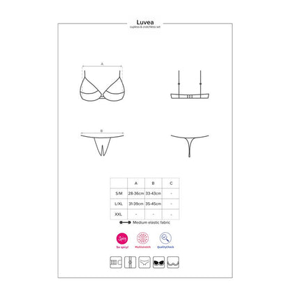 OBSESSIVE - SET 2 PIEZAS LUVAE