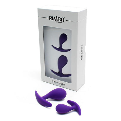 RIMBA TOYS - SET 2 PLUG ANALES ANATÓMICOS COPENHAGEN PURPURA