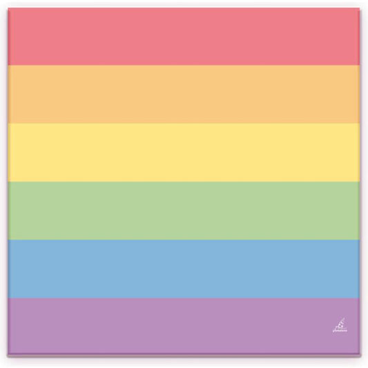 DIVERTY SEX - SET 20 SERVILLETAS CON COLORES BANDERA LGBT+