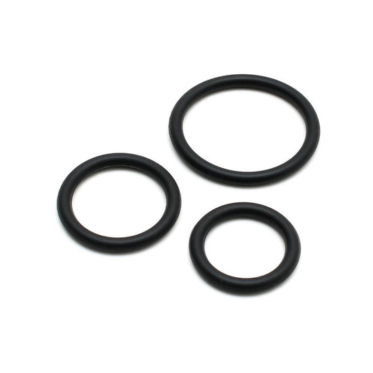BONDAGE PLAY - SET 3 ANILLOS PARA PENE SILICONA