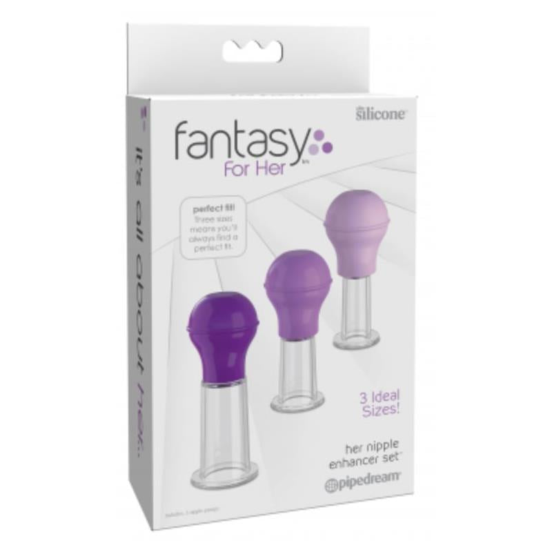FANTASY FOR HER - SET 3 BOMBAS PARA PEZONES