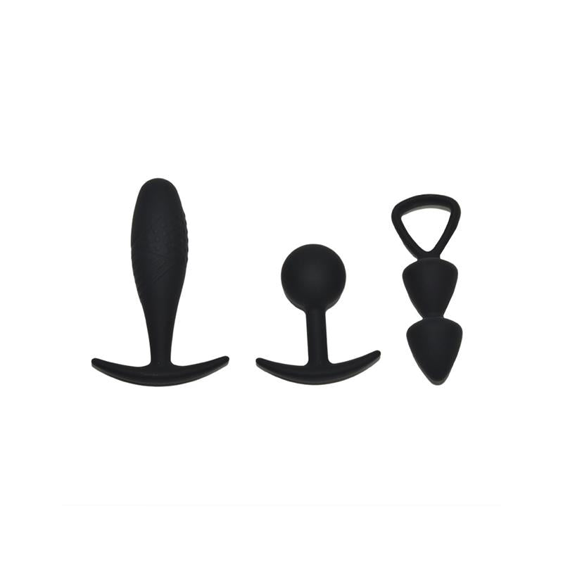 RIMBA TOYS - SET 3 PLUGS ANALES TALLA S BASEL