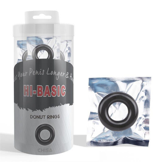 CHISA - SET 30 ANILLOS PARA EL PENE DONUT RINGS