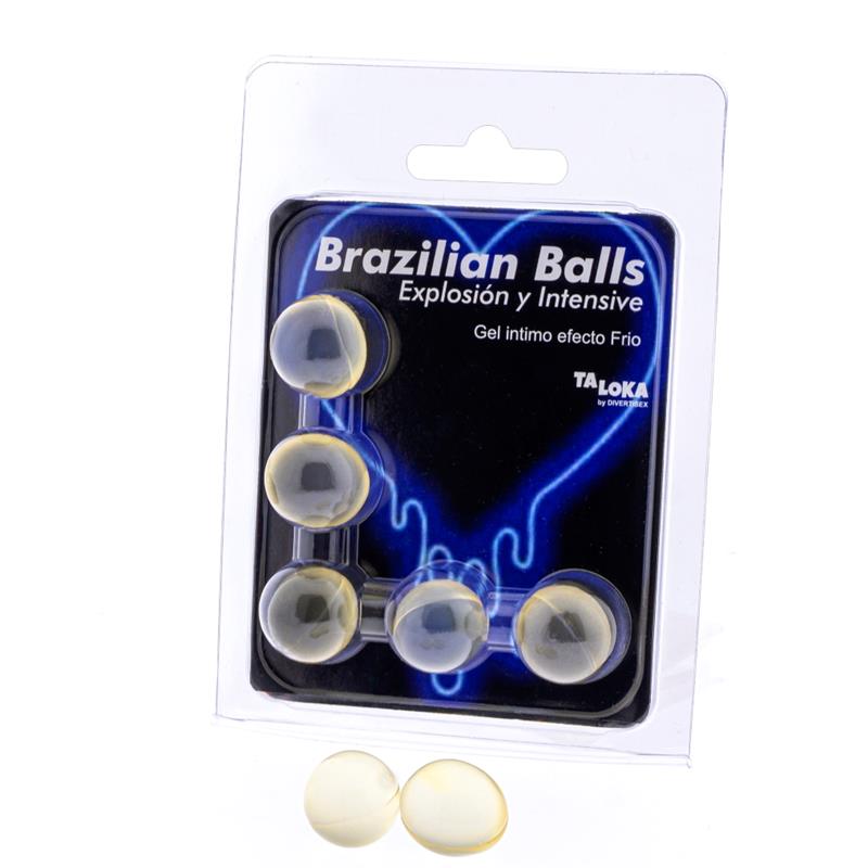 BRAZILIAN BALLS - SET 5 BRAZILIAN BALLS EXCITANTE EFECTO VIBRANTE FRÍO