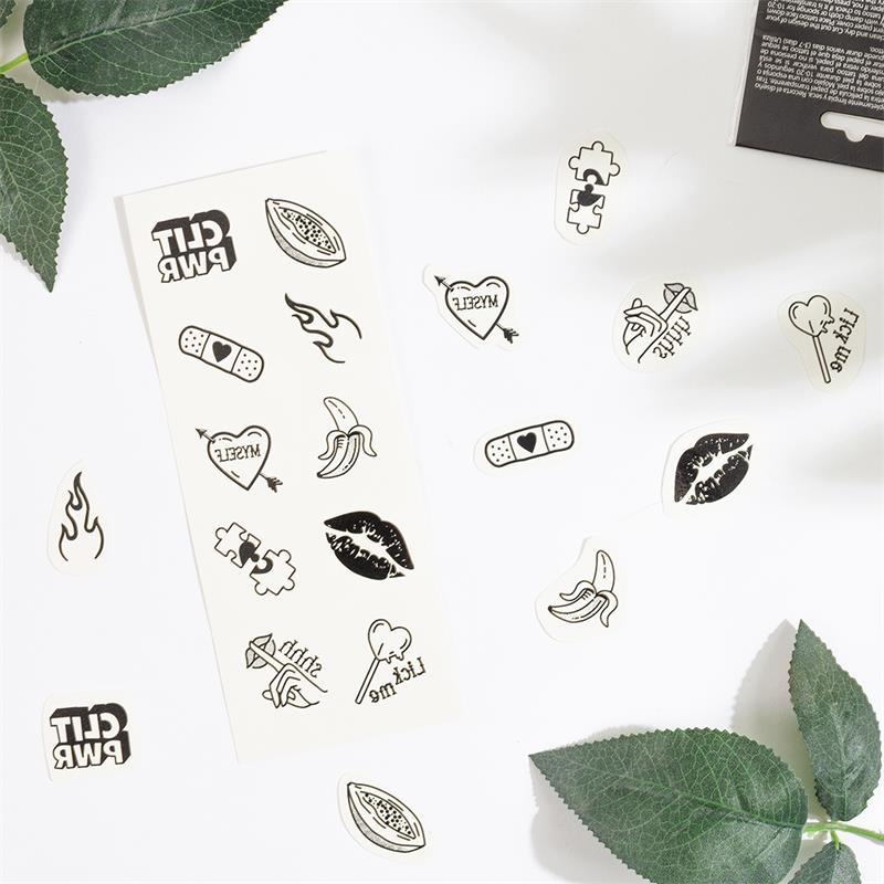 SECRET PLAY - SET DE 10 TATTOOS TEMPORALES CANDY COLLECTION