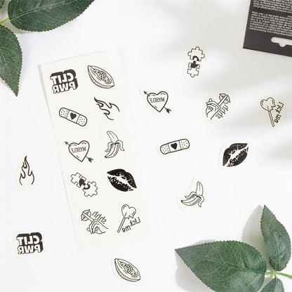 SECRET PLAY - SET DE 10 TATTOOS TEMPORALES CANDY COLLECTION