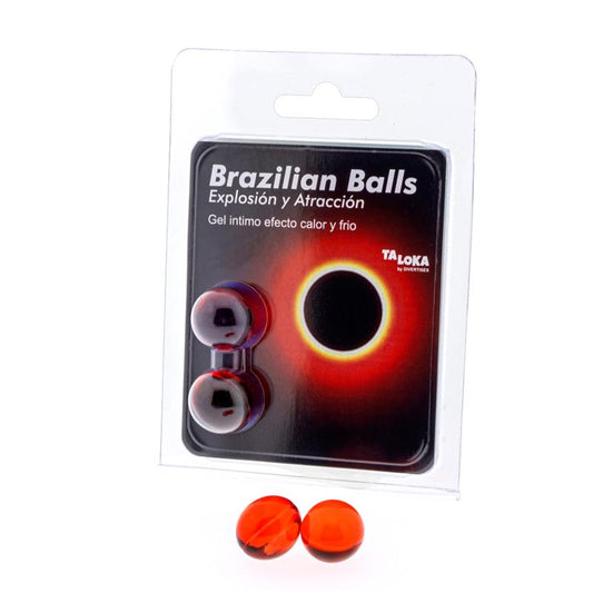BRAZILIAN BALLS - SET DE 2 BRAZILIAN BALLS EFECTO CALOR Y FRÍO