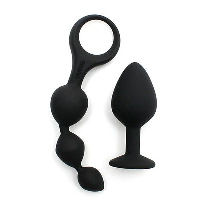 RIMBA - SET DE 2 JUGUETES ANALES BARCELONA NEGRO