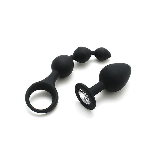 RIMBA TOYS - SET DE 2 JUGUETES ANALES BARCELONA NEGRO