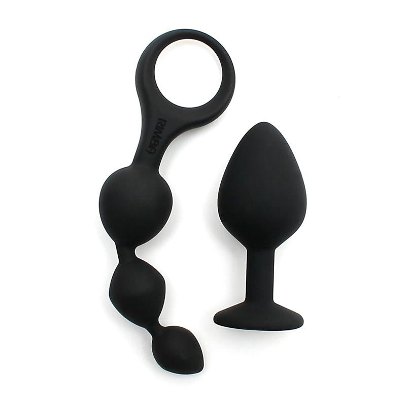 RIMBA TOYS - SET DE 2 JUGUETES ANALES BARCELONA NEGRO