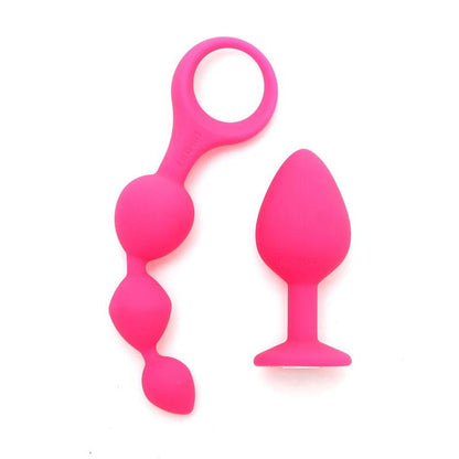 RIMBA TOYS - SET DE 2 JUGUETES ANALES BARCELONA ROSA