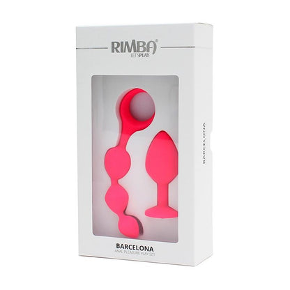 RIMBA TOYS - SET DE 2 JUGUETES ANALES BARCELONA ROSA