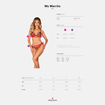 OBSESSIVE - SET DE 2 PIEZAS MS MERRILO