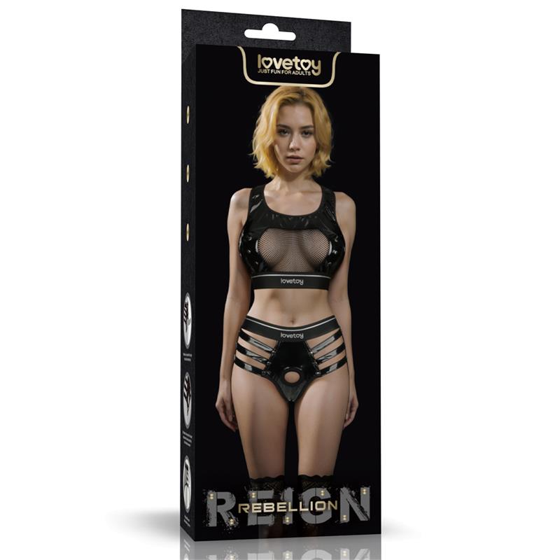 LOVETOY - SET DE 2 PIEZAS REBELLION REIGN ICONIC HARNESS