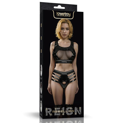 LOVETOY - SET DE 2 PIEZAS REBELLION REIGN ICONIC HARNESS