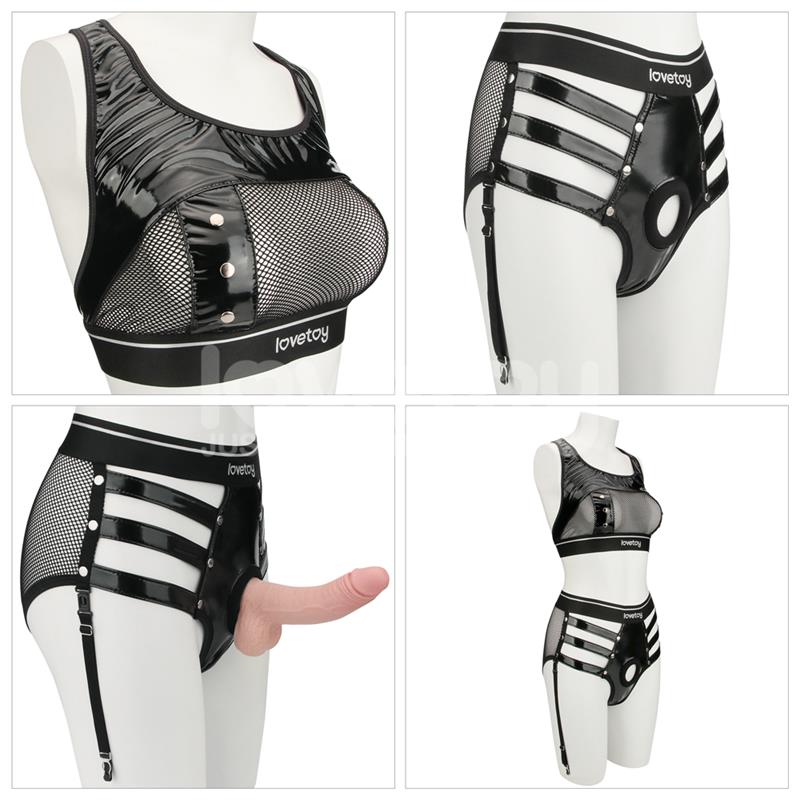 LOVETOY - SET DE 2 PIEZAS REBELLION REIGN ICONIC HARNESS