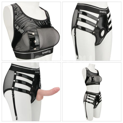 LOVETOY - SET DE 2 PIEZAS REBELLION REIGN ICONIC HARNESS
