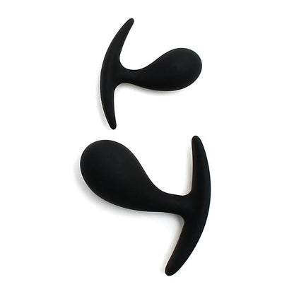 RIMBA TOYS - SET DE 2 PLUGS ANATÓMICOS COPENHAGEN NEGRO