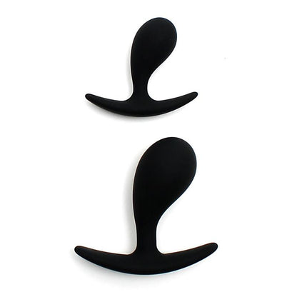 RIMBA TOYS - SET DE 2 PLUGS ANATÓMICOS COPENHAGEN NEGRO
