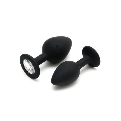 RIMBA TOYS - SET DE 2 PLUGS CON JOYA BERLIN NEGRO