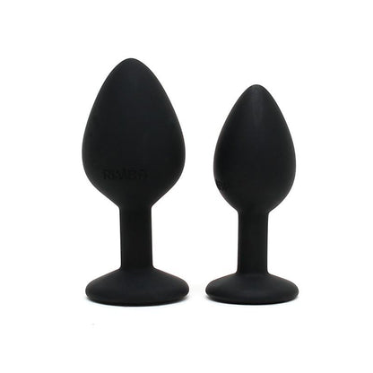 RIMBA TOYS - SET DE 2 PLUGS CON JOYA BERLIN NEGRO