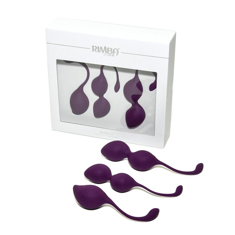 RIMBA TOYS - SET DE 3 BOLAS KEGEL GENEVA PURPURA