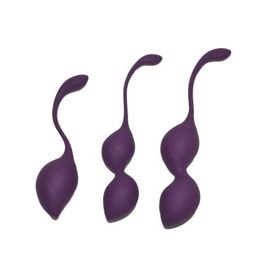 RIMBA TOYS - SET DE 3 BOLAS KEGEL GENEVA PURPURA