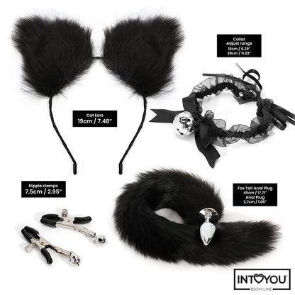 INTOYOU BDSM LINE - SET DE 4 PCS COSPLAY