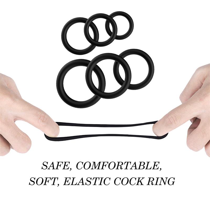URBAN SKY - SET DE 6 ANILLOS PARA EL PENE