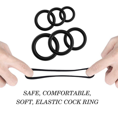URBAN SKY - SET DE 6 ANILLOS PARA EL PENE