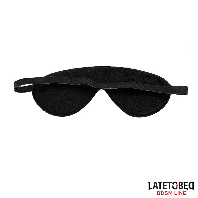 LATETOBED BDSM LINE - SET DE 7 PIEZAS DE BONDAGE NEGRO