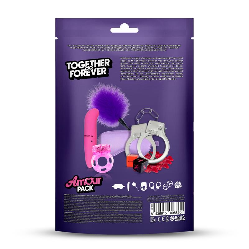 AMOUR PACK - SET DE 7 PIEZAS TOGETHER & FOREVER