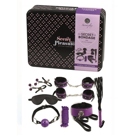 SECRET PLAY - SET DE 8 PIEZAS BONDAGE