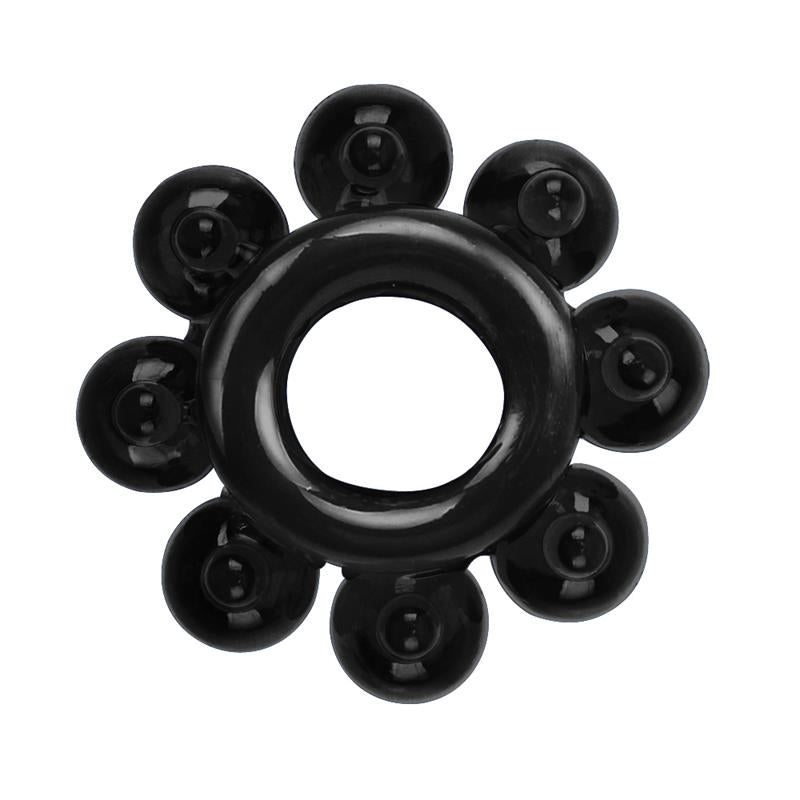 CHISA - SET DE ANILLOS PARA EL PENE NEGRO