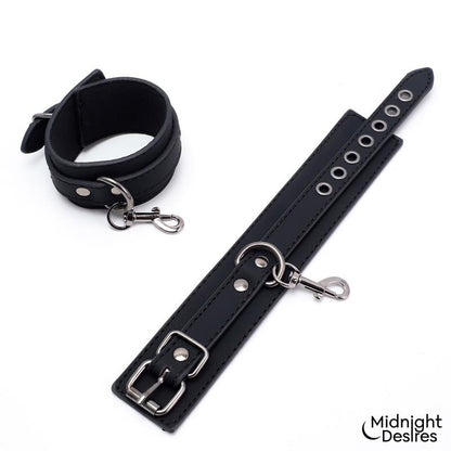 MIDNIGHT DESIRES - SET DE ATADURAS PARA MUSLOS Y MUÑECAS