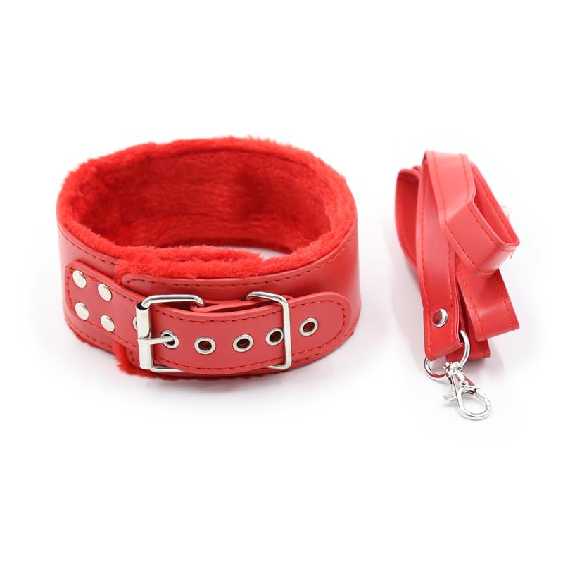 INTOYOU BDSM LINE - SET DE BONDAGE 10 PIEZAS ROJO