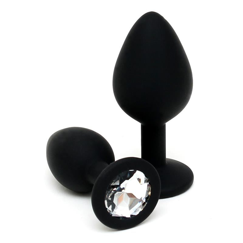 LATEX PLAY - SET DE DOS PLUGS ANALES SILICONA
