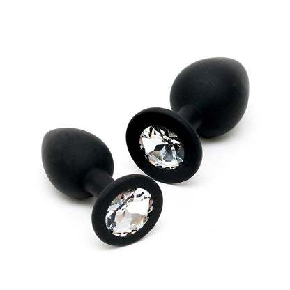 LATEX PLAY - SET DE DOS PLUGS ANALES SILICONA