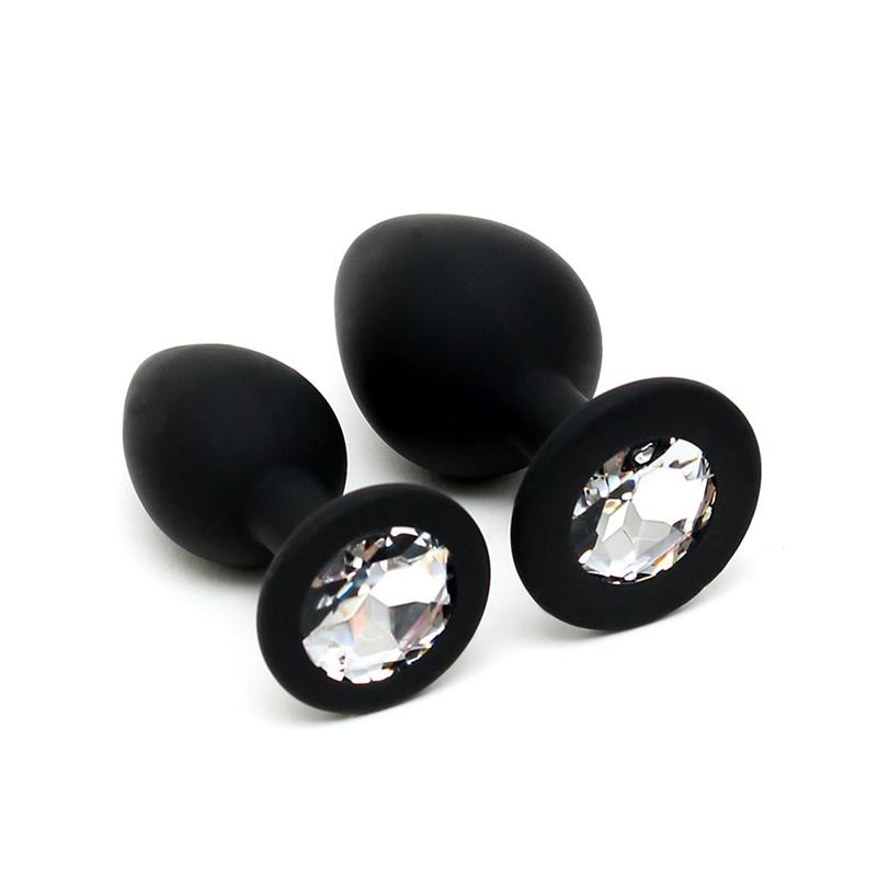 LATEX PLAY - SET DE DOS PLUGS ANALES SILICONA