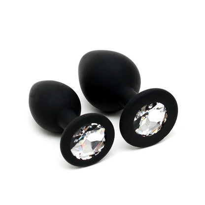 LATEX PLAY - SET DE DOS PLUGS ANALES SILICONA