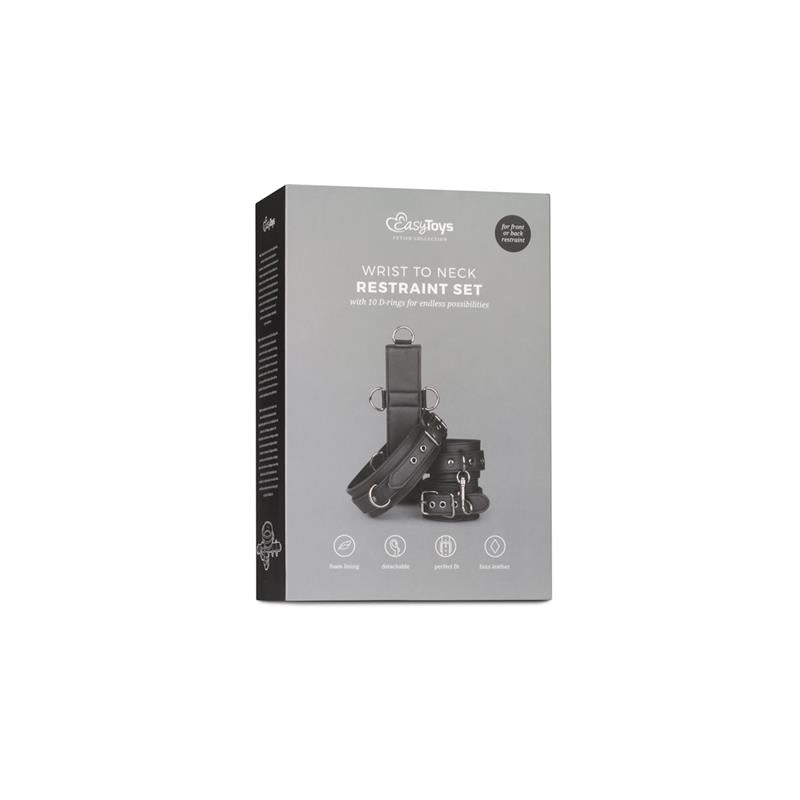 EASYTOYS - SET DE LIGADURAS CON ARNÉS Y ESPOSAS