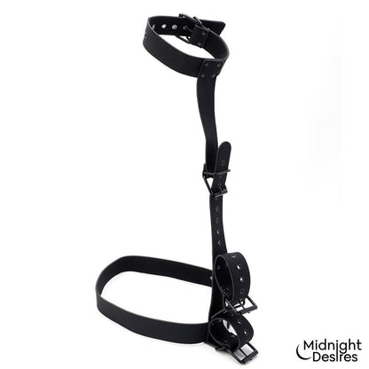 MIDNIGHT DESIRES - SET DE RESTRICCIONES CON COLLAR Y ESPOSAS