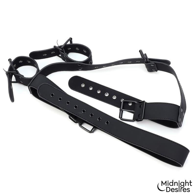 MIDNIGHT DESIRES - SET DE RESTRICCIONES CON COLLAR Y ESPOSAS
