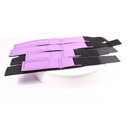 LATETOBED BDSM LINE - SET DE RESTRICCIONES CON ESPOSAS PARA MUÑECA Y TOBILLO AJUSTABLES