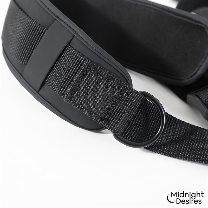 MIDNIGHT DESIRES - SET DE RESTRICCIONES CON SUJECIÓN PARA EL CUELLO