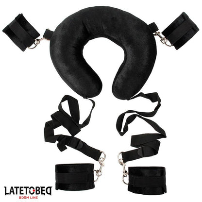 LATETOBED BDSM LINE - SET DE RESTRICCIONES DE COJÍN CON ESPOSAS