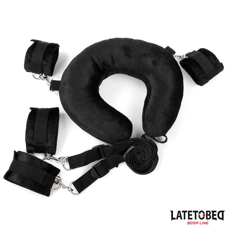 LATETOBED BDSM LINE - SET DE RESTRICCIONES DE COJÍN CON ESPOSAS