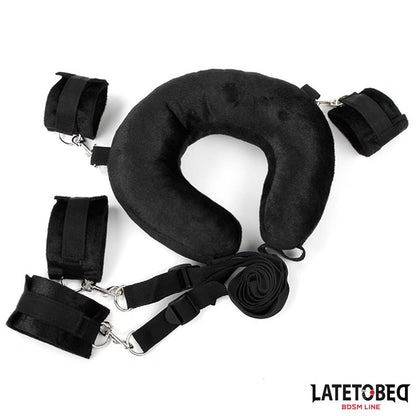 LATETOBED BDSM LINE - SET DE RESTRICCIONES DE COJÍN CON ESPOSAS