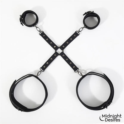 MIDNIGHT DESIRES - SET DE RESTRICCIONES PARA MUSLOS Y MUÑECAS