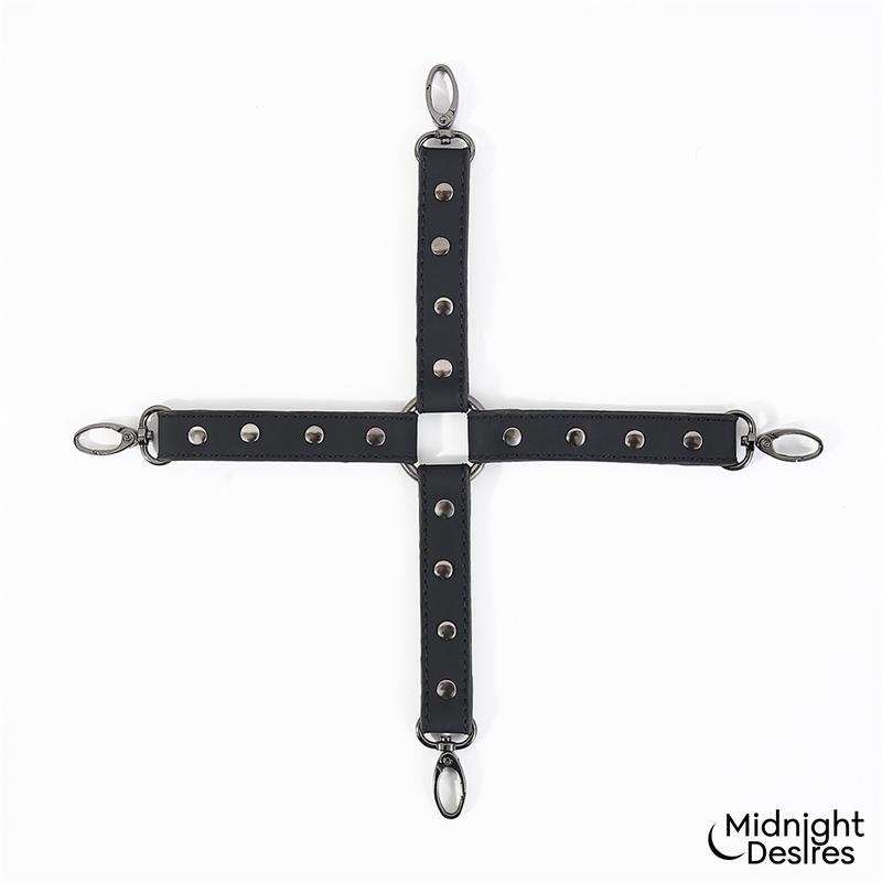 MIDNIGHT DESIRES - SET DE RESTRICCIONES PARA MUSLOS Y MUÑECAS